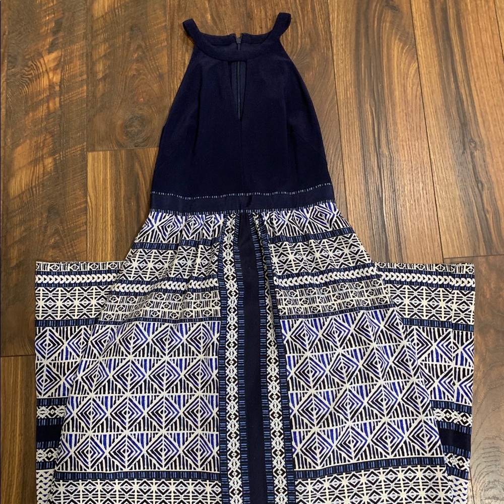 Vince Camuto Navy Maxi Dress SZ 4
